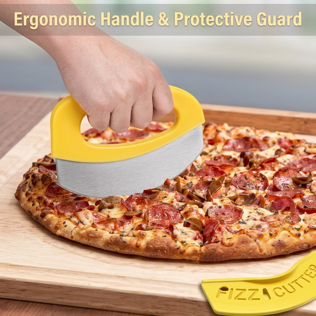 Mezzaluna Chopper Pizza Cutter Minsaif
