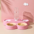 Automatic Pet Feeder & Water Dispenser Set Minsaif