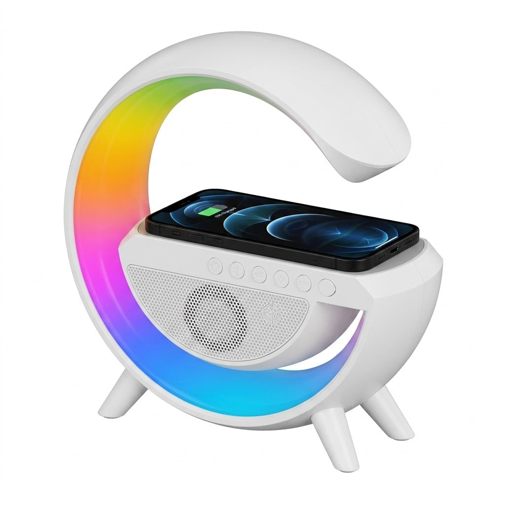 Led Wireless Charger Speaker Minsaif.shop